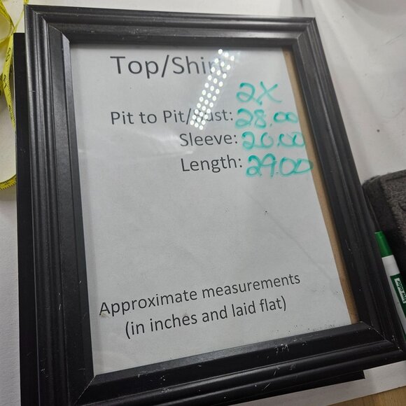 Barton G. Tunic Top Mini Dress Black Velour 2X Metal Studded Collar Half-Zip USA - Picture 9 of 9